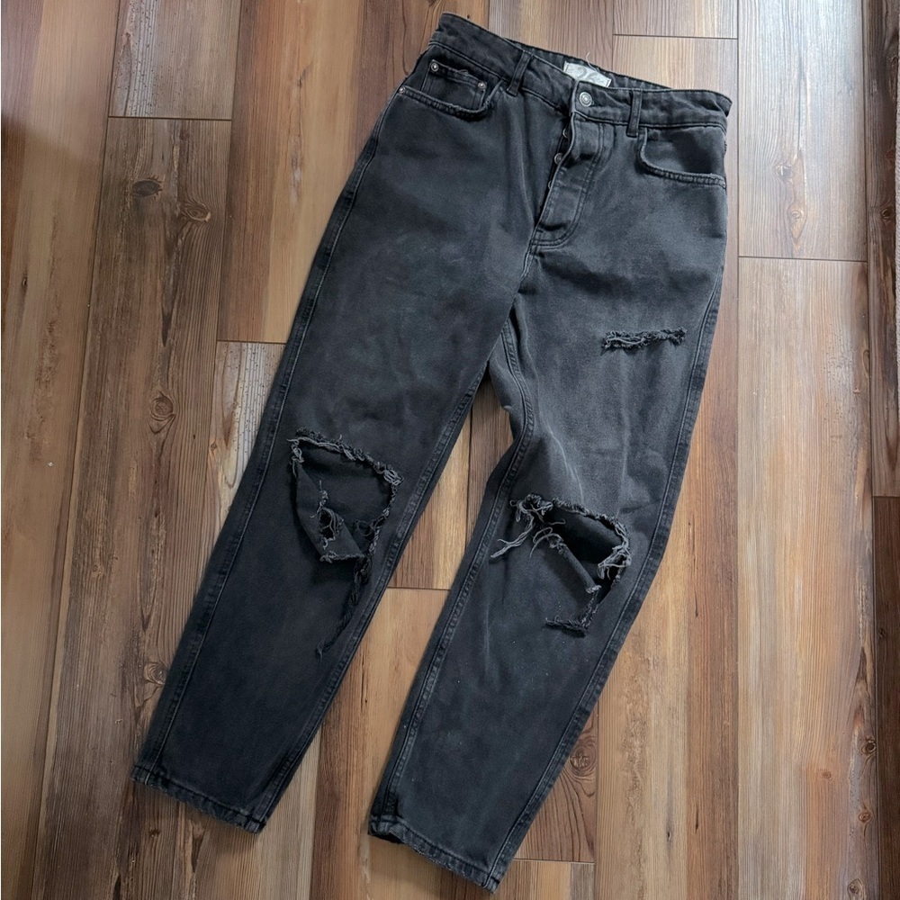 We the free high waist washed black 26